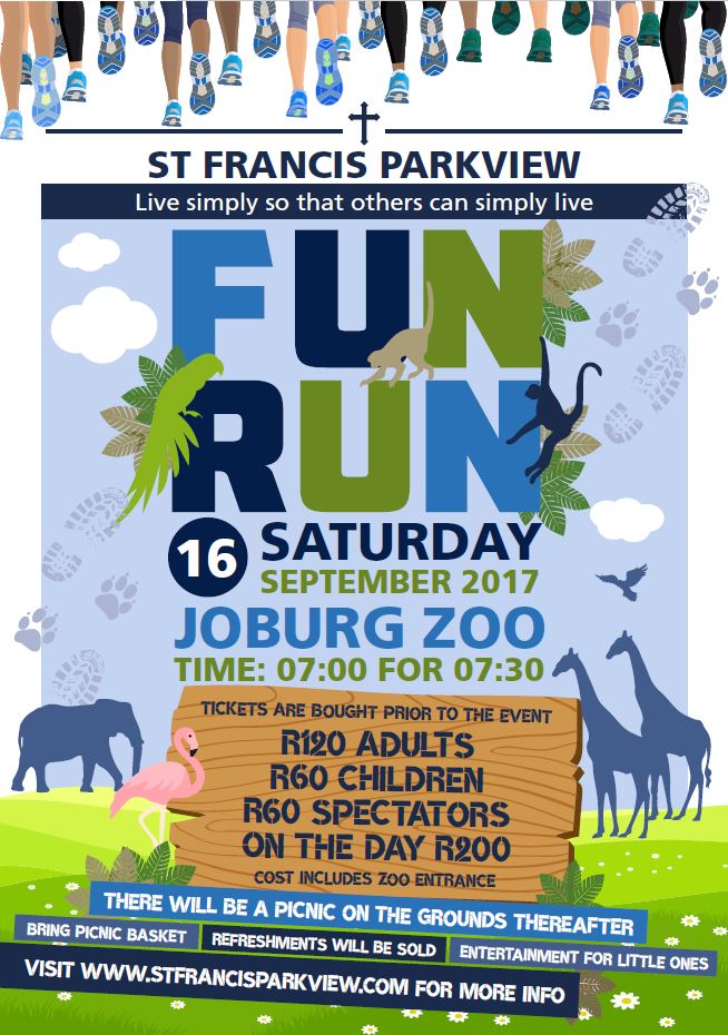 St Francis Fun Run at the Johannesburg Zoo- 16 September 2017 – St ...